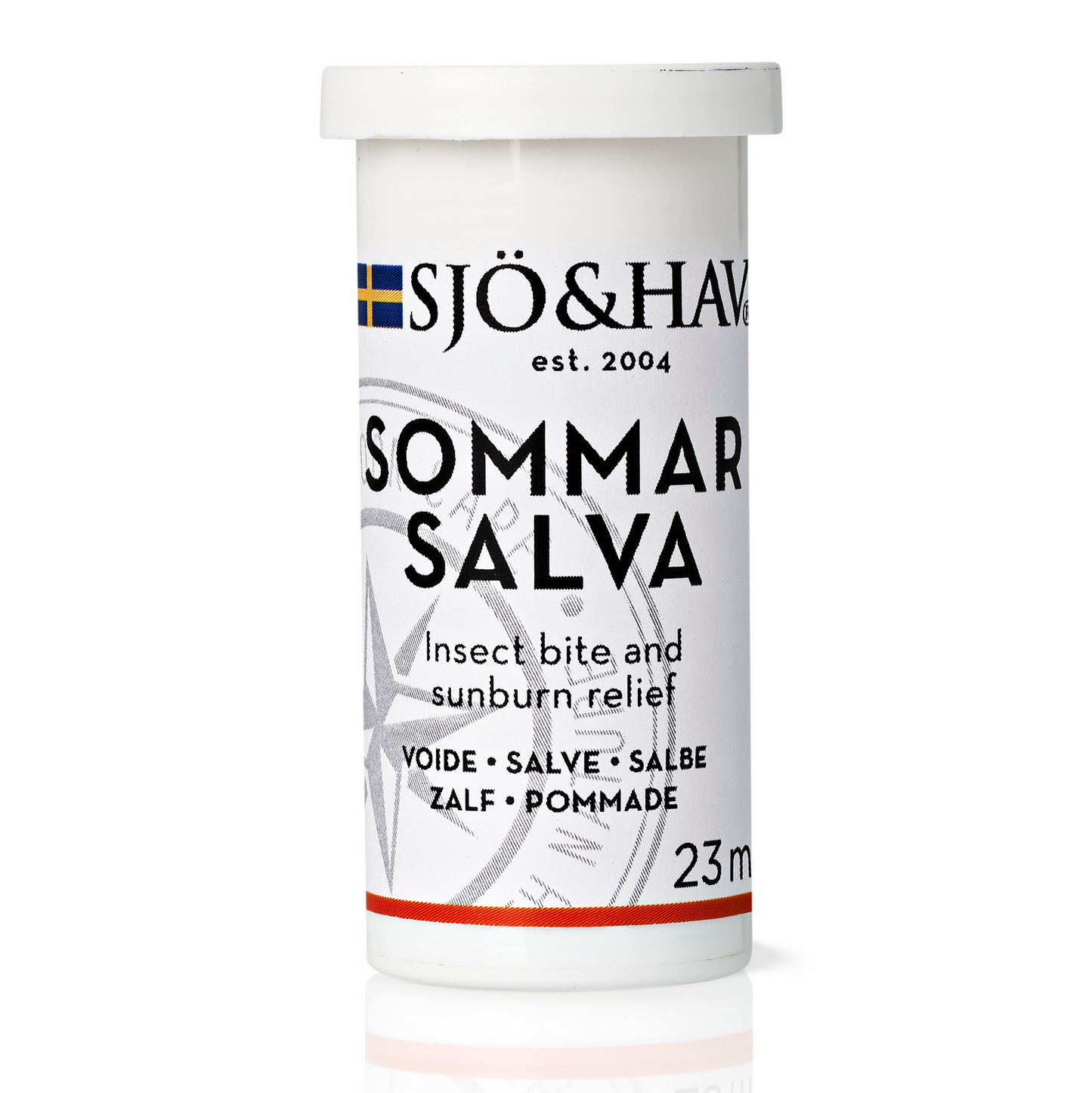 Sjö&Hav Rauhoittava Salva – viilentävä, hajusteeton salva hyönteisten puremiin ja kutinaan, 23 ml