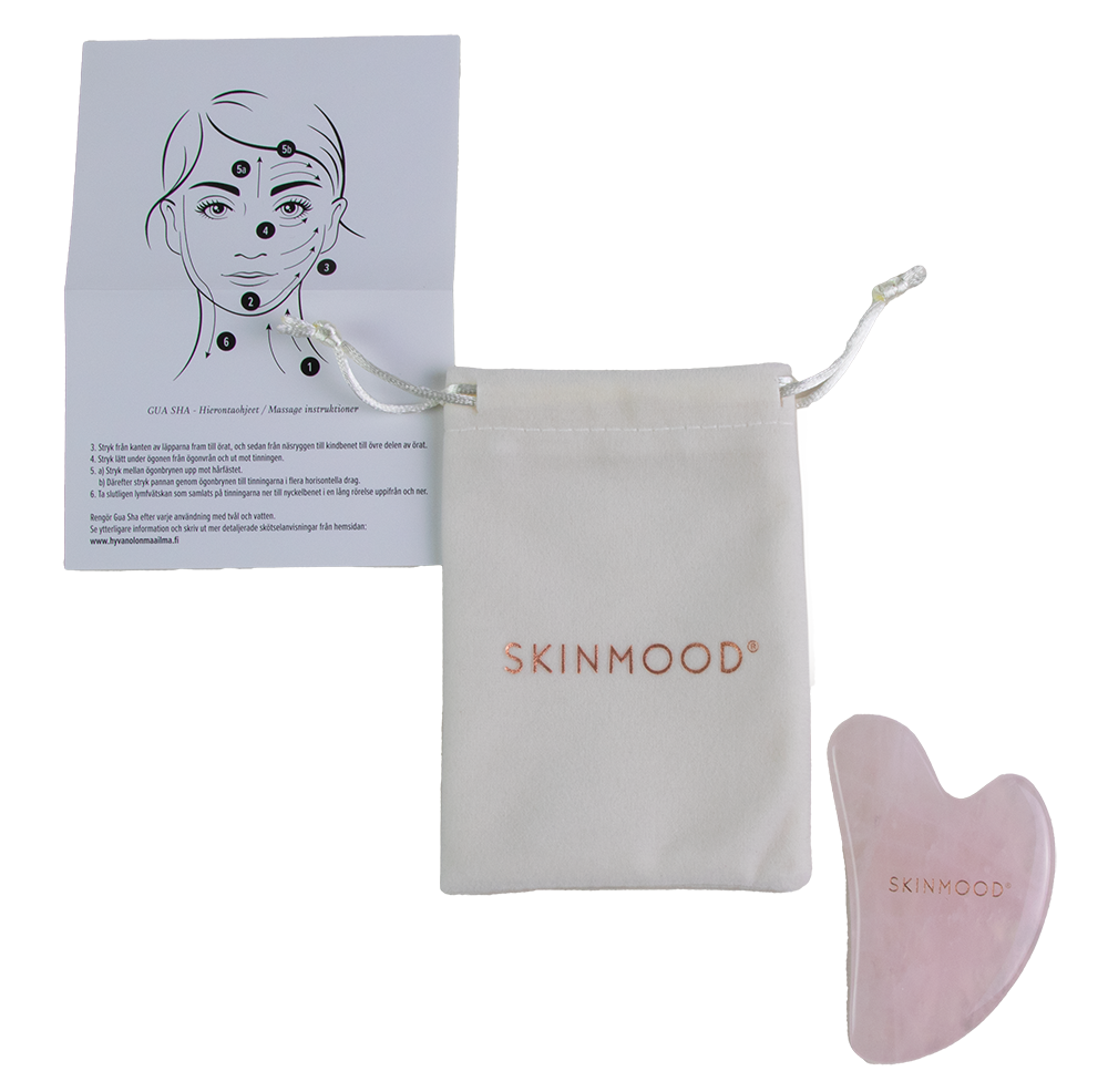 SkinMood Gua Sha Beauty Tool Hierontalasta-SkinMood-Hyvinvoinnin Tavaratalo