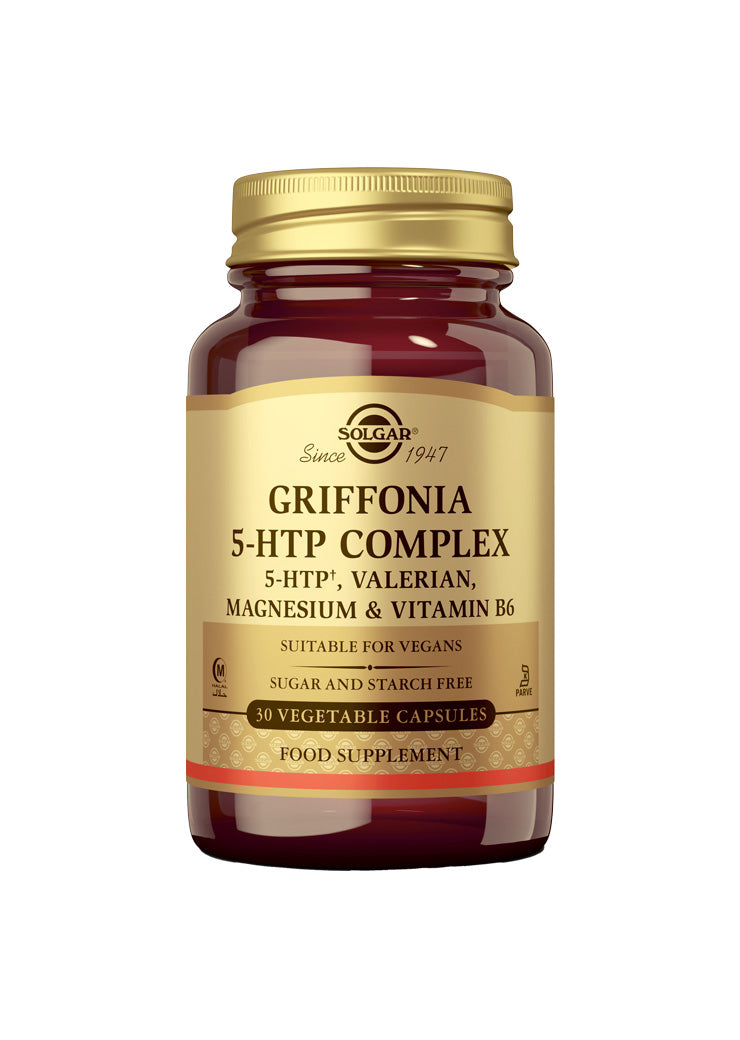 Solgar Griffonia 5-HTP Complex-Solgar-Hyvinvoinnin Tavaratalo