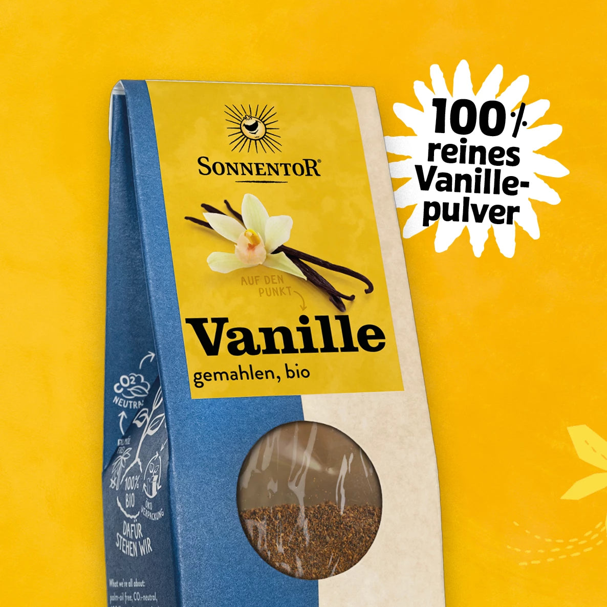 Sonnentor Luomu Vanilja Jauhettu