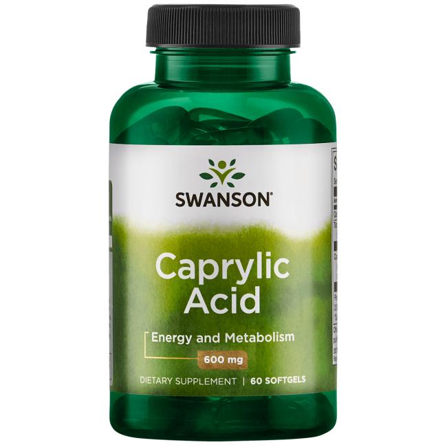Swanson Caprylic Acid 600 mg
