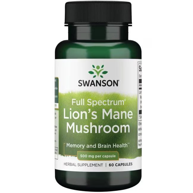 Swanson Full Spectrum Lions Mane Mushroom 500 mg