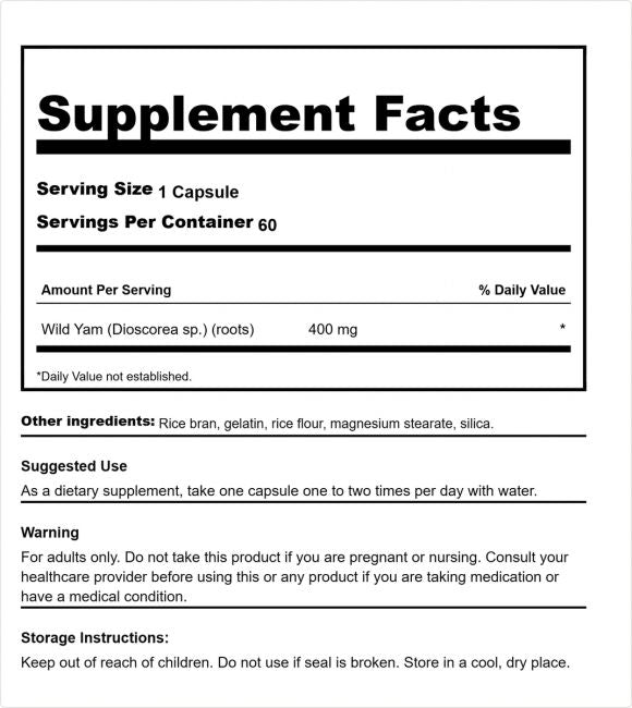 Swanson Full Spectrum Wild Yam