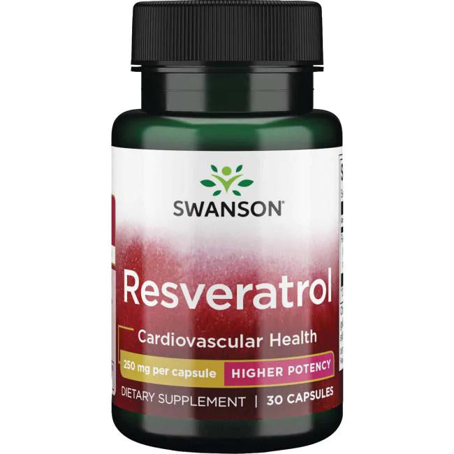 Swanson Resveratrol 250 mg-Swanson-Hyvinvoinnin Tavaratalo