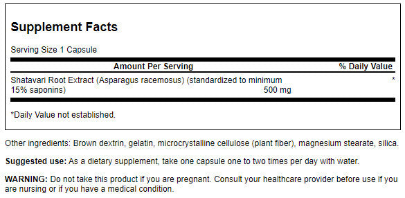 Swanson Shatavari Root Extract