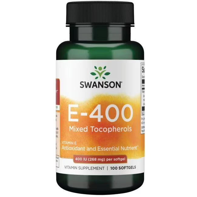 Swanson Vitamin E Mixed Tocopherols 400IU-Swanson-Hyvinvoinnin Tavaratalo