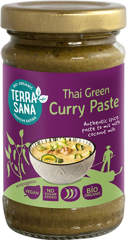 Terrasana Luomu Vihreä Currytahna-TerraSana-Hyvinvoinnin Tavaratalo