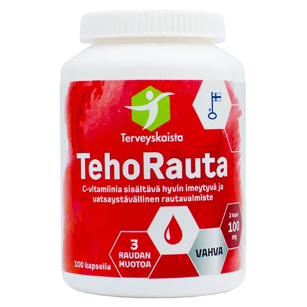 Terveyskaista TehoRauta 100 mg