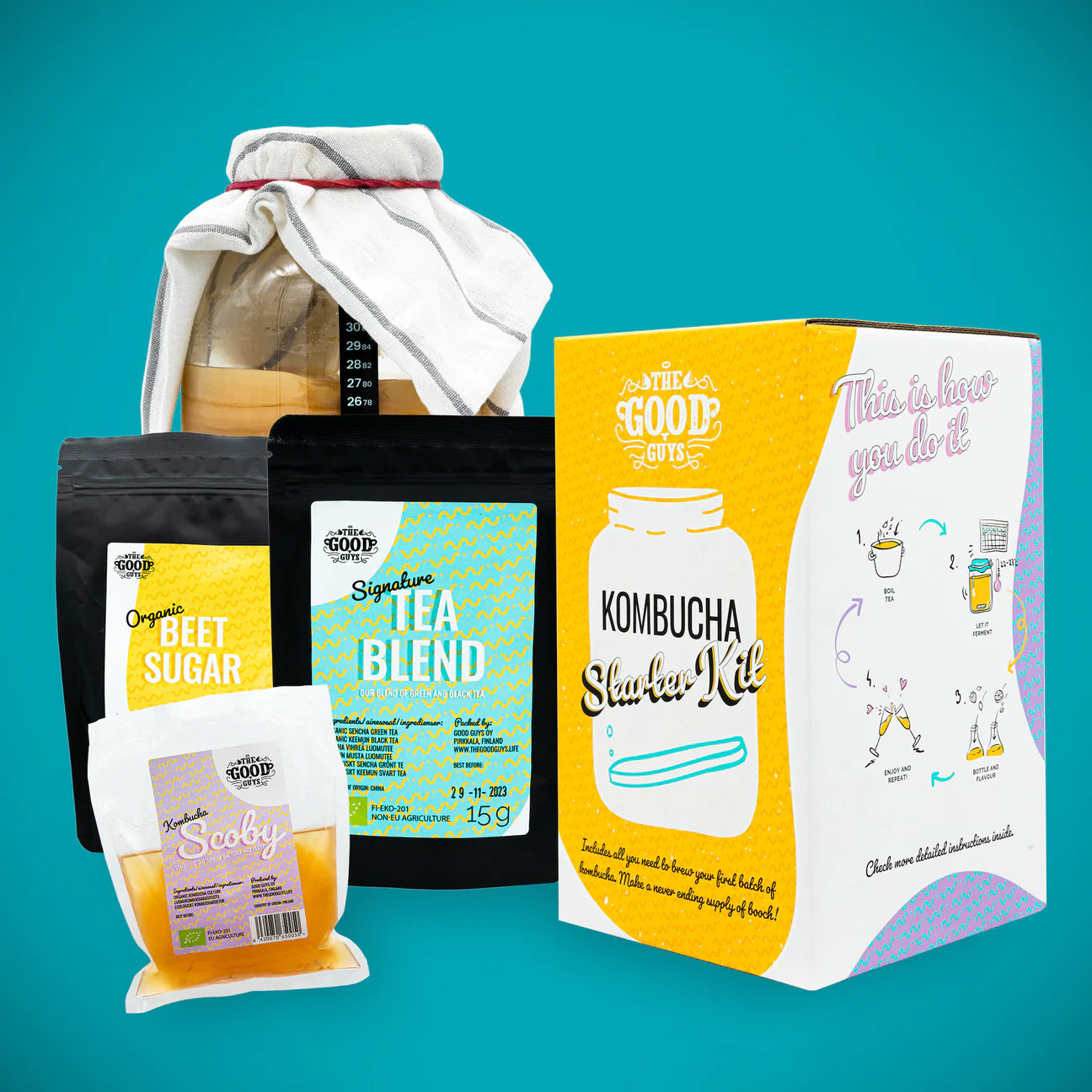 The Good Guys Kombucha Starter Kit-The Good Guys-Hyvinvoinnin Tavaratalo