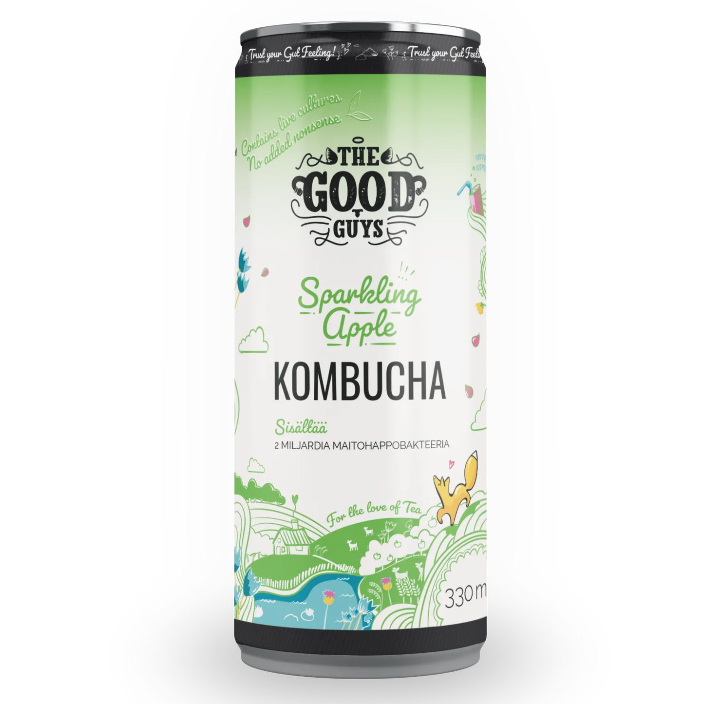 The Good Guys Luomu Kombucha Sparkling Apple