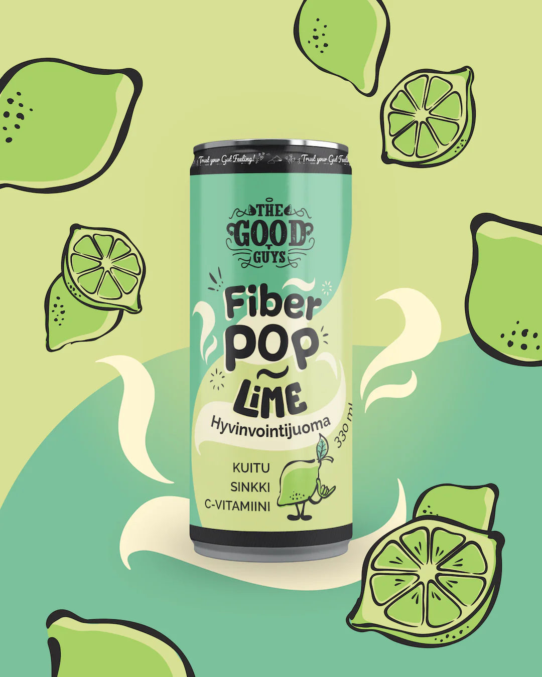 The Good Guys Fiber Pop Lime