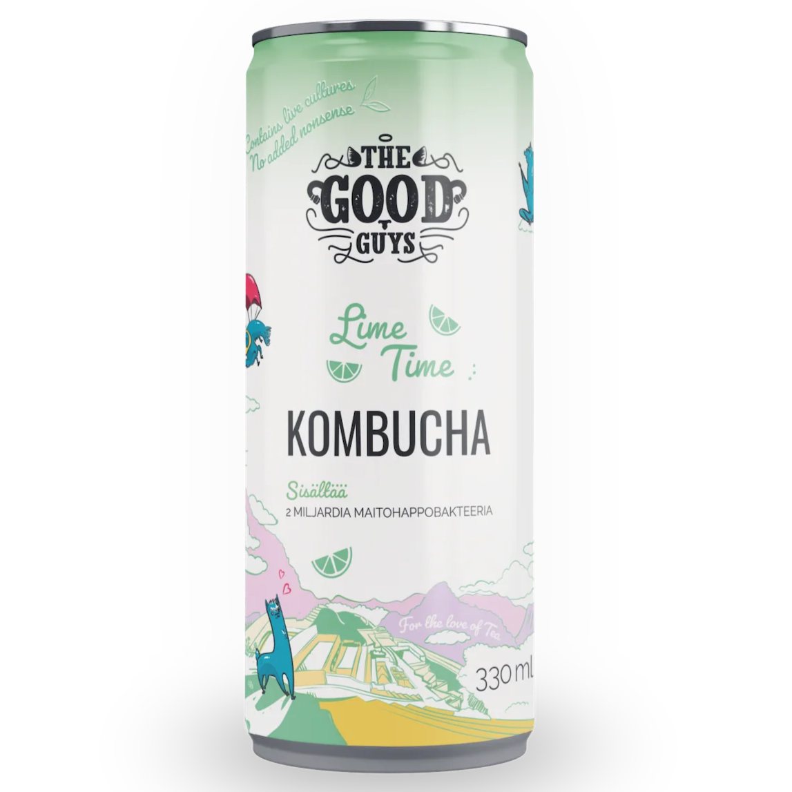 The Good Guys Luomu Kombucha Lime Time-The Good Guys-Hyvinvoinnin Tavaratalo