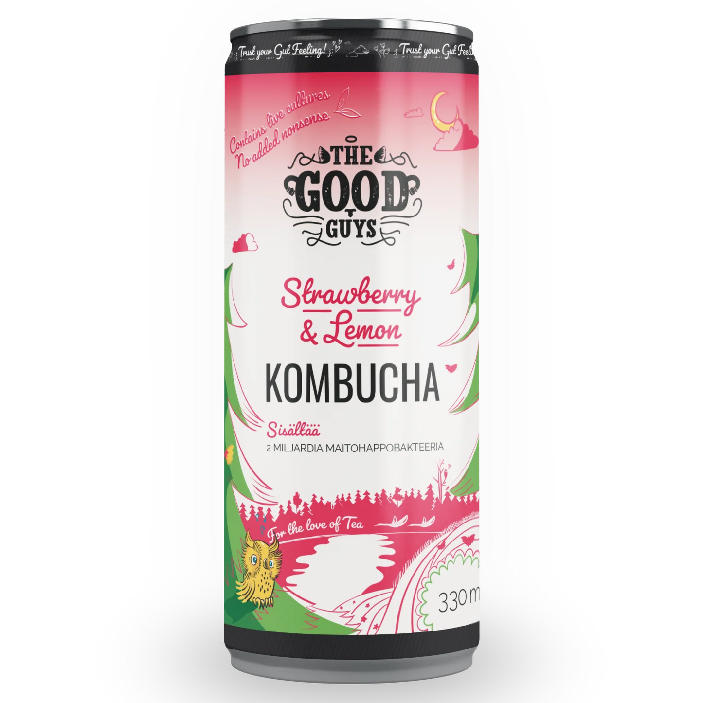 The Good Guys Luomu Kombucha Strawberry & Lemon