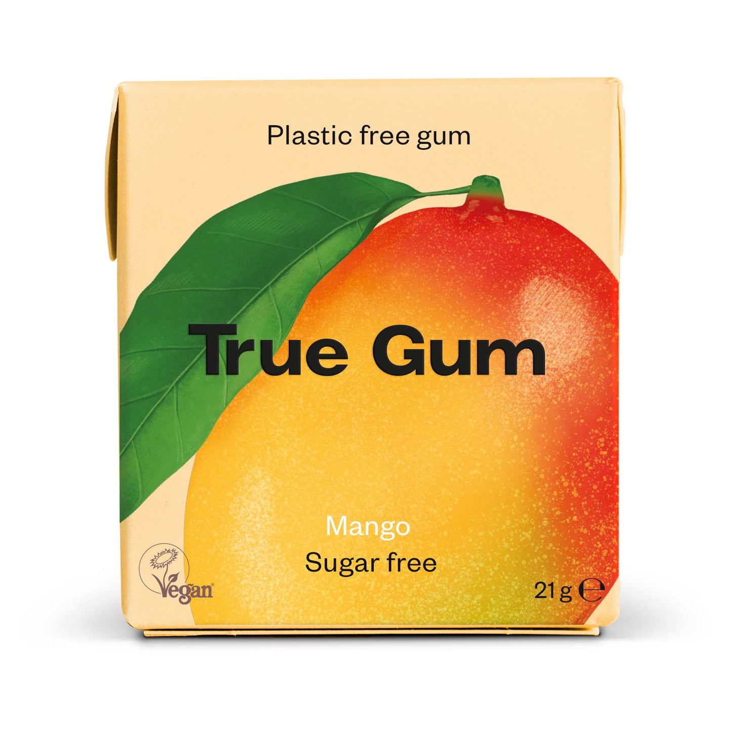 True Gum Luonnollinen Ksylitolipurukumi Mango-True Co.-Hyvinvoinnin Tavaratalo