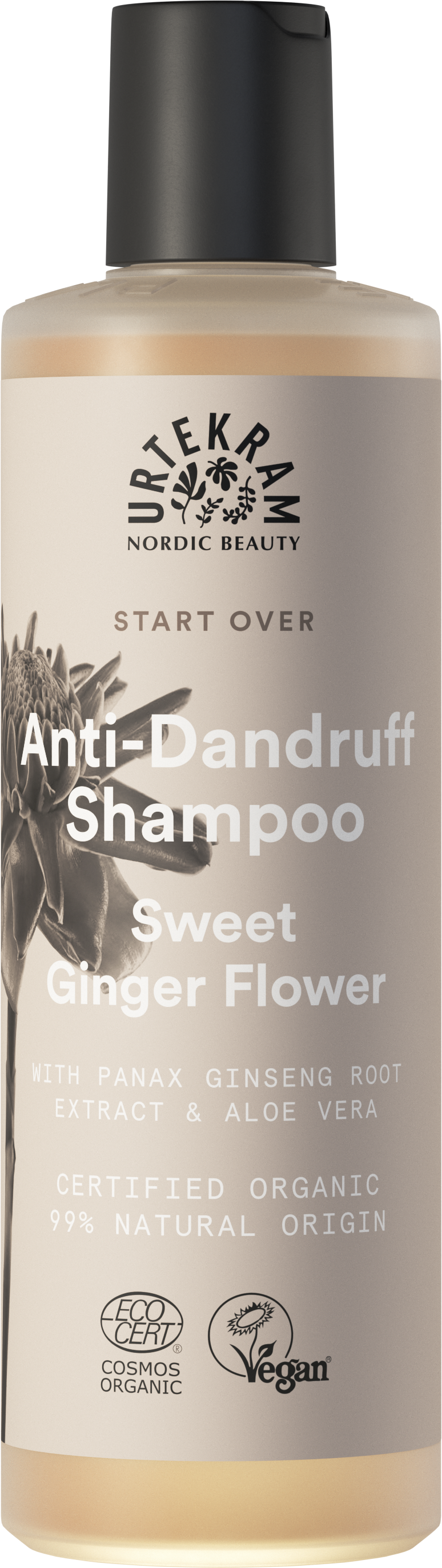 Urtekram Start Over Sweet Ginger Anti-Dandruff Shampoo-Urtekram-Hyvinvoinnin Tavaratalo