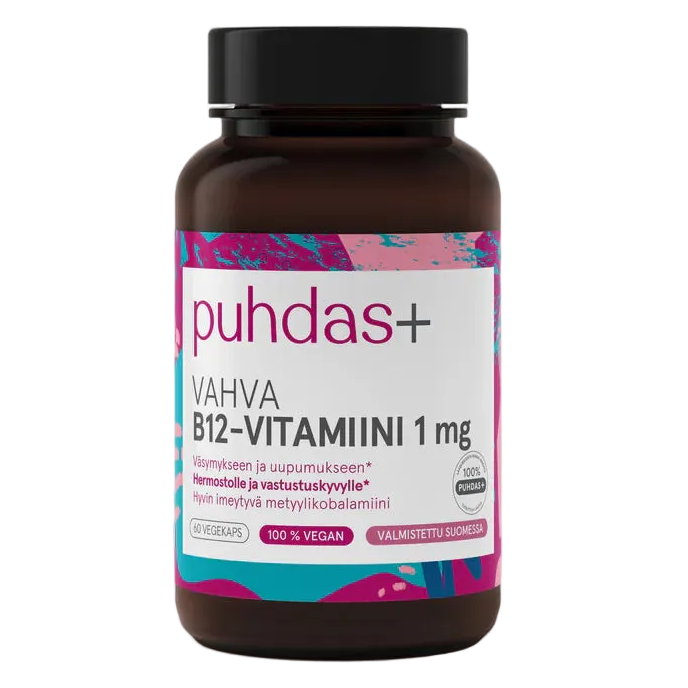 Puhdas+ Vahva B12-vitamiini 1 mg