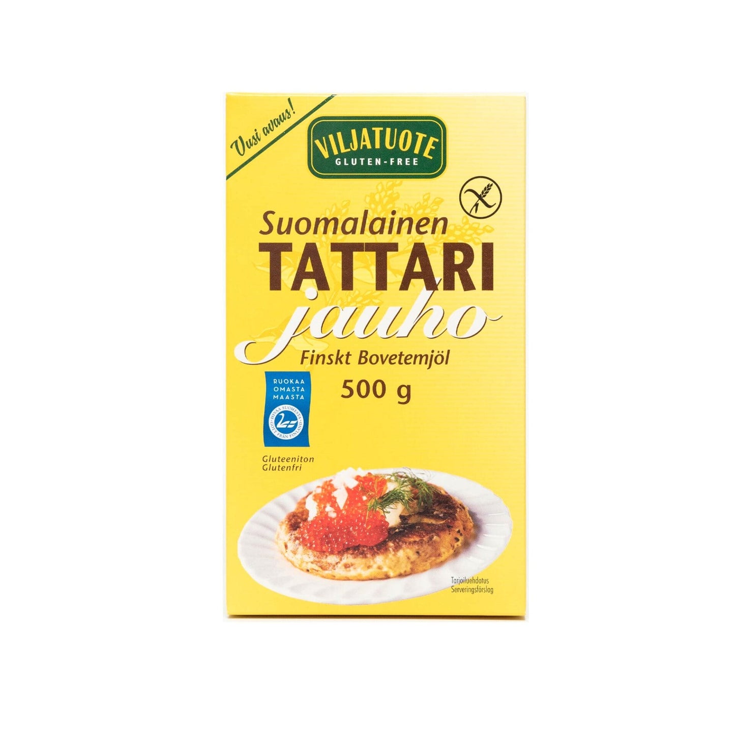 Virtasalmen Viljatuote Gluteeniton Suomalainen Tattarijauho-Virtasalmen Viljatuote-Hyvinvoinnin Tavaratalo