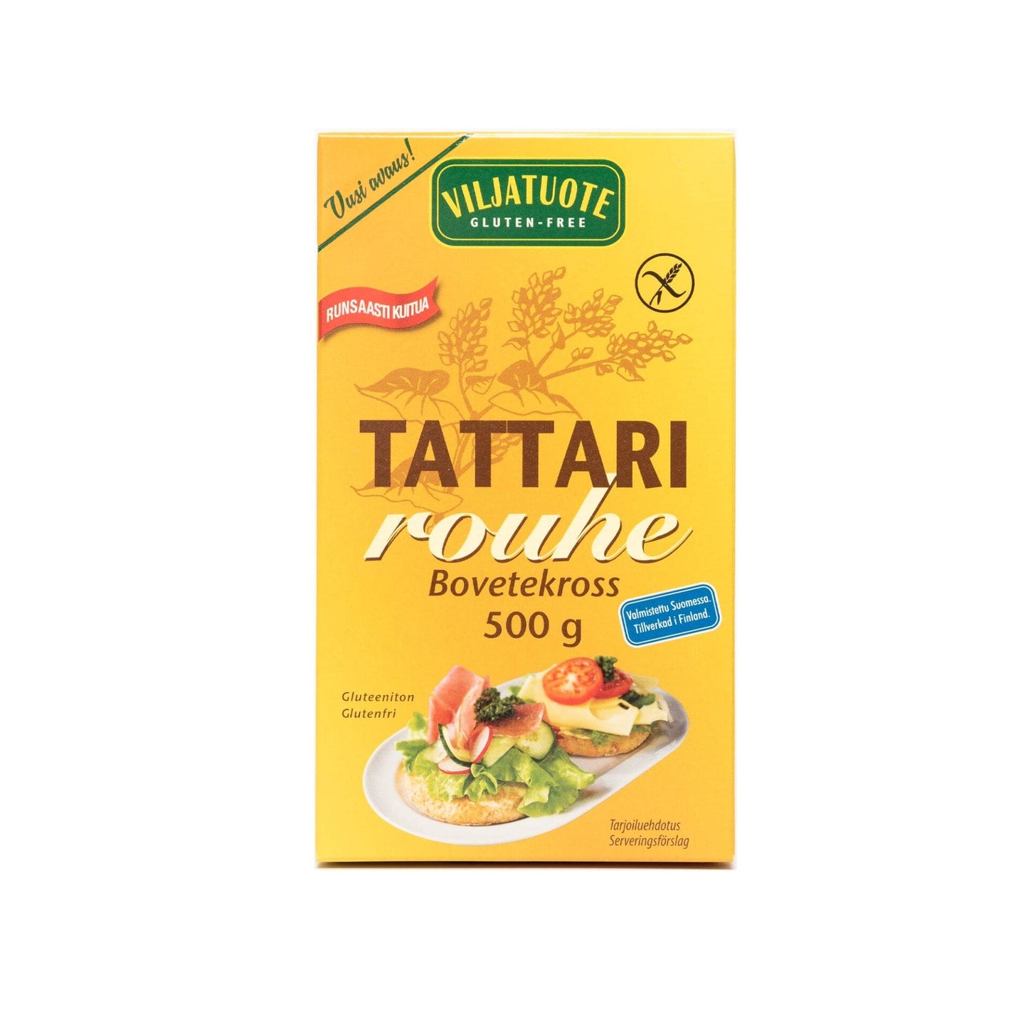 Virtasalmen Viljatuote Gluteeniton Tattarirouhe-Virtasalmen Viljatuote-Hyvinvoinnin Tavaratalo