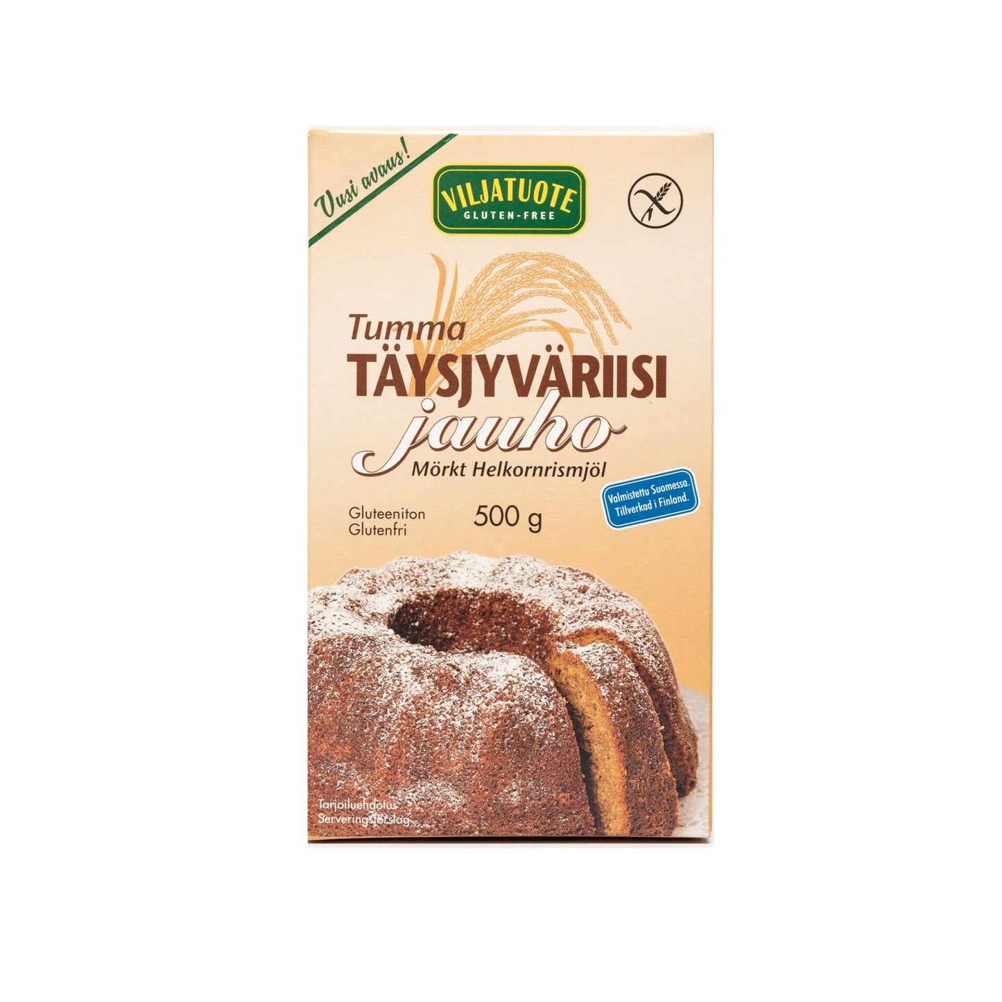 Virtasalmen Viljatuote Gluteeniton Tumma Täysjyväriisijauho-Virtasalmen Viljatuote-Hyvinvoinnin Tavaratalo