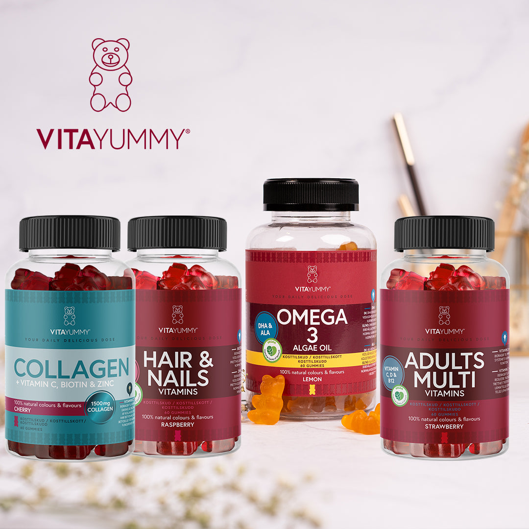 VitaYummy Hair & Nails Raspberry-VitaYummy-Hyvinvoinnin Tavaratalo