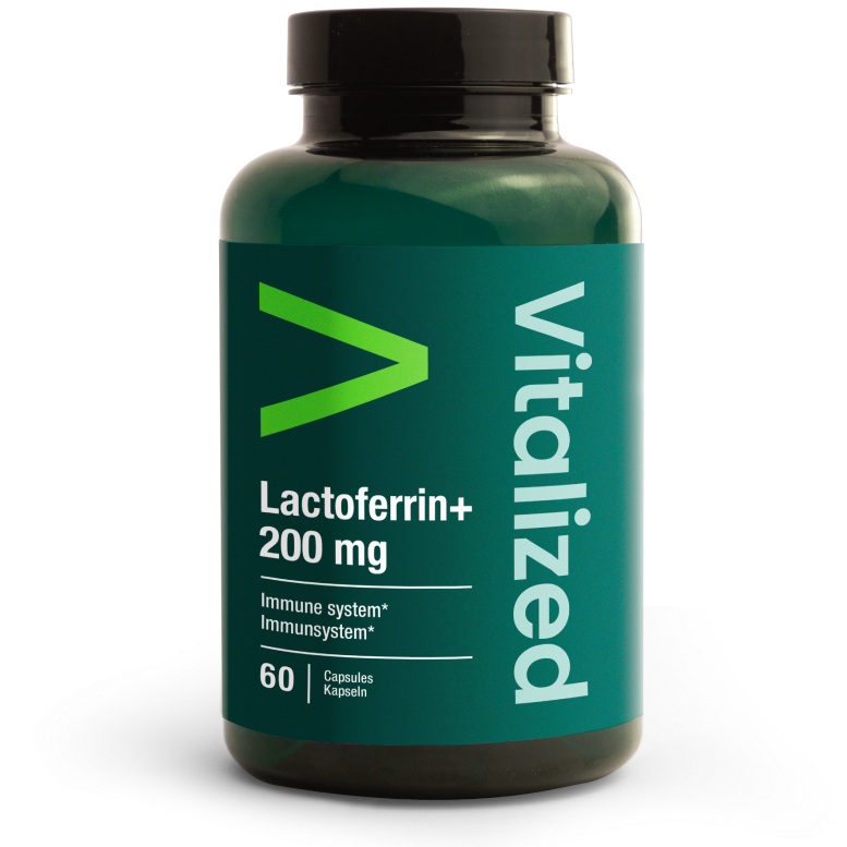 Vitalized Lactoferrin+ 200 mg-Vitalized-Hyvinvoinnin Tavaratalo