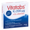 Vitatabs K2 200 µg + D3-vitamiini