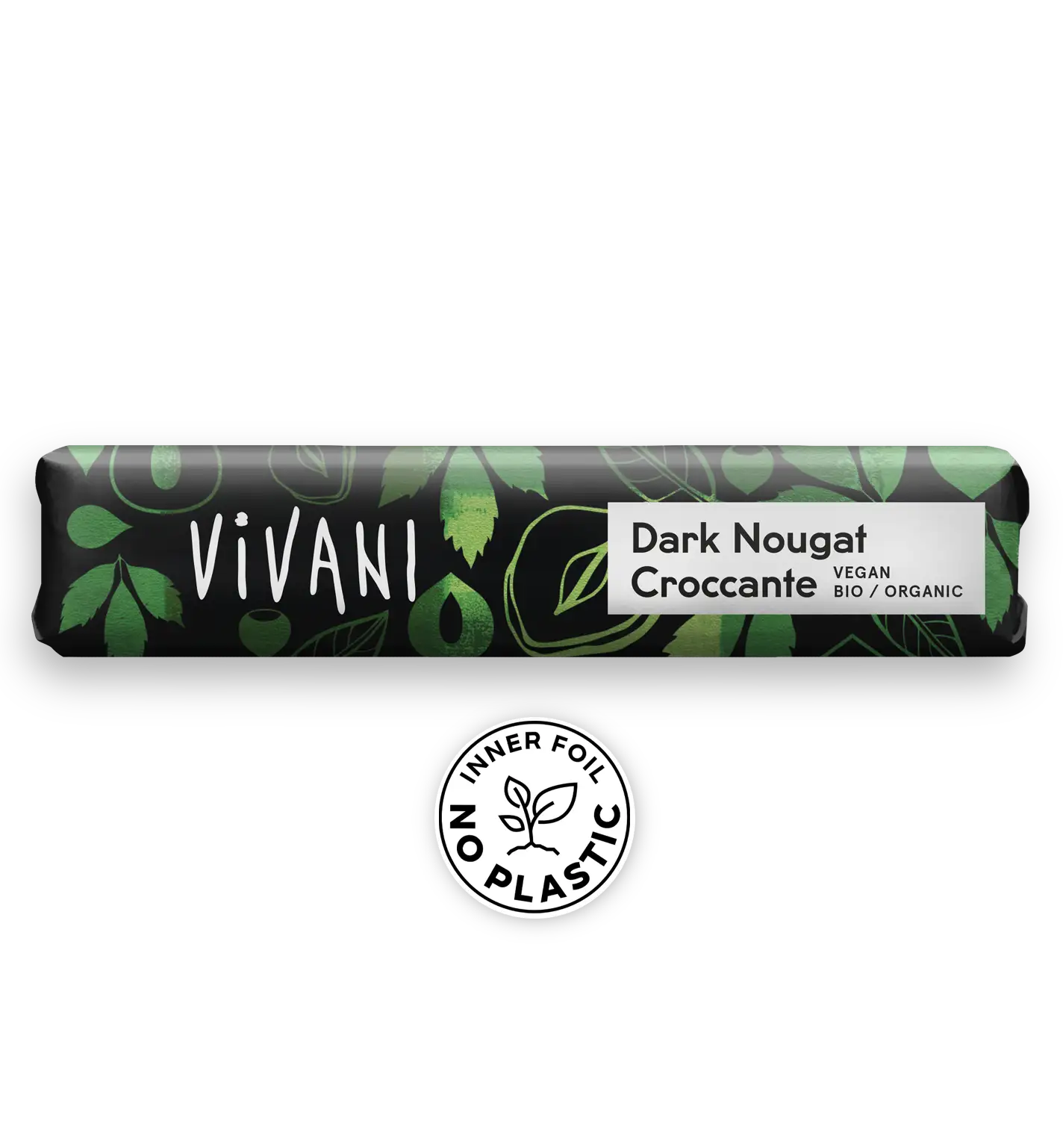 Vivani Luomu Nougat Tummasuklaa Patukka-Vivani-Hyvinvoinnin Tavaratalo