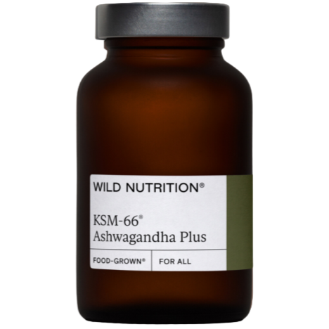 Wild Nutrition Ashwagandha Plus KSM-66-Wild Nutrition-Hyvinvoinnin Tavaratalo