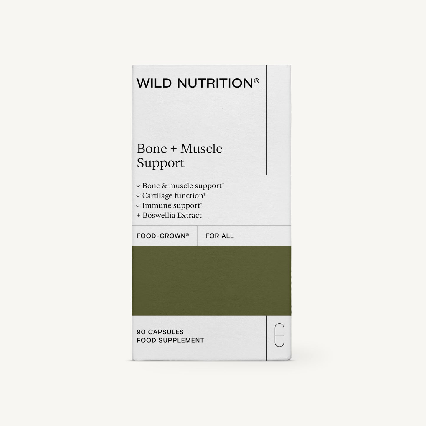 Wild Nutrition Bone + Muscle Support-Wild Nutrition-Hyvinvoinnin Tavaratalo