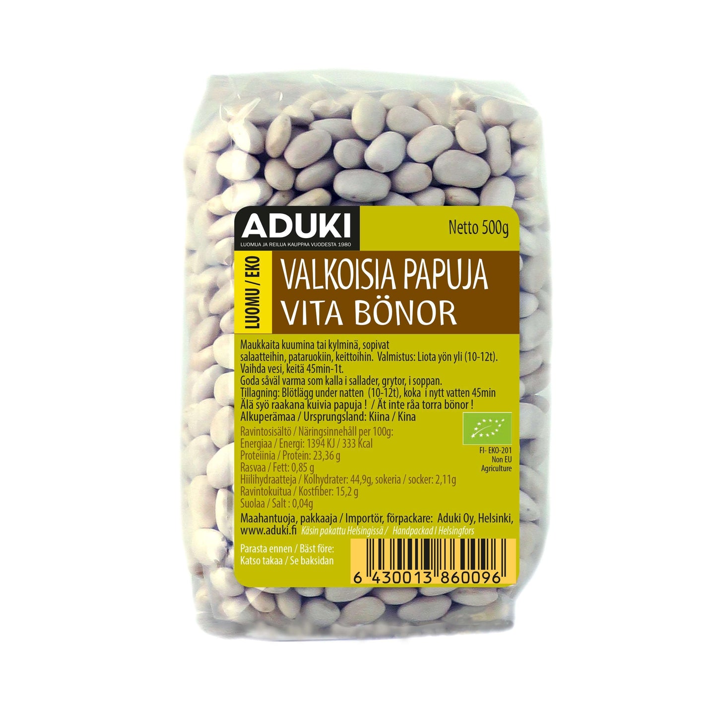 Aduki Luomu Valkoinen Papu-Aduki-Hyvinvoinnin Tavaratalo