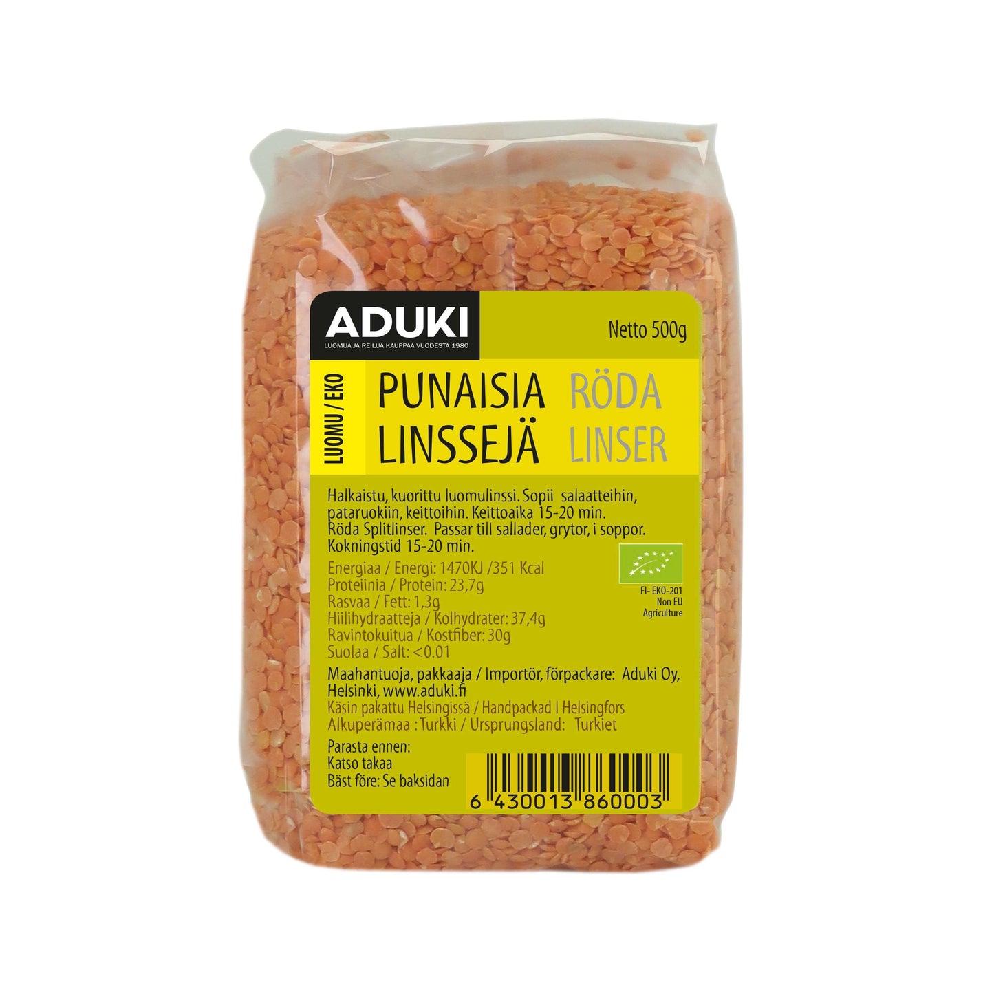 Aduki Luomu Punainen Linssi-Aduki-Hyvinvoinnin Tavaratalo