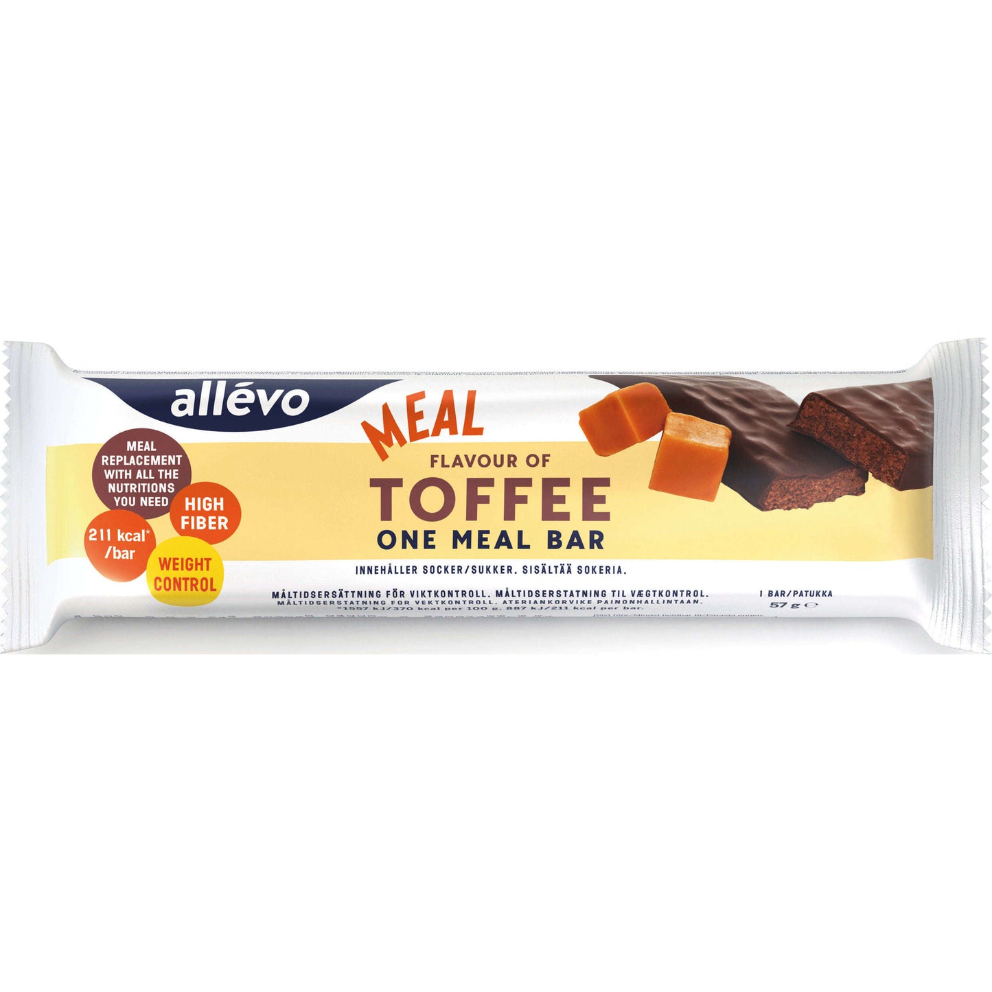 Allevo One Meal Bar Toffee-Allévo-Hyvinvoinnin Tavaratalo