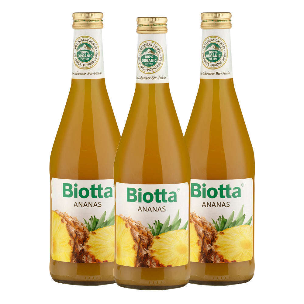 Biotta Luomu Ananastäysmehu 3-pack-Biotta-Hyvinvoinnin Tavaratalo