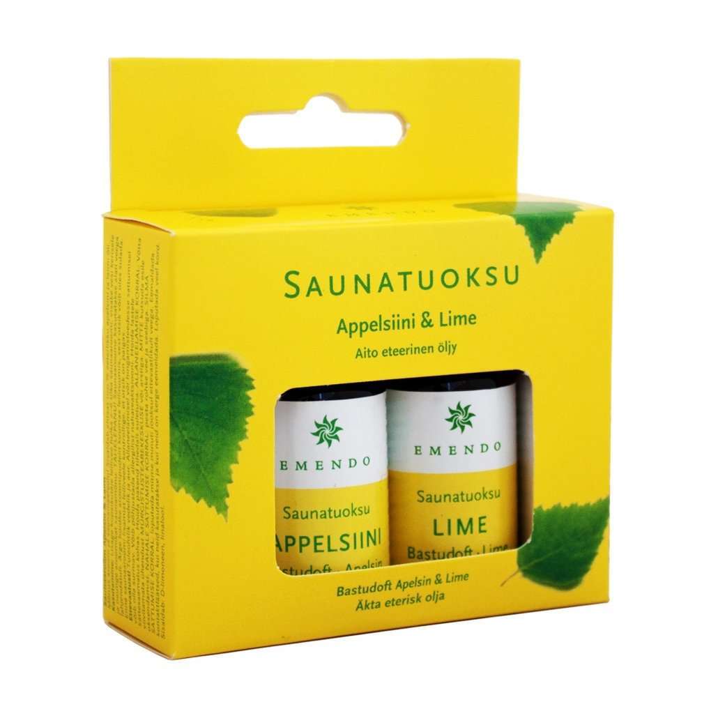 Emendo Saunatuoksu 2-pack Appelsiini & Lime-Emendo-Hyvinvoinnin Tavaratalo