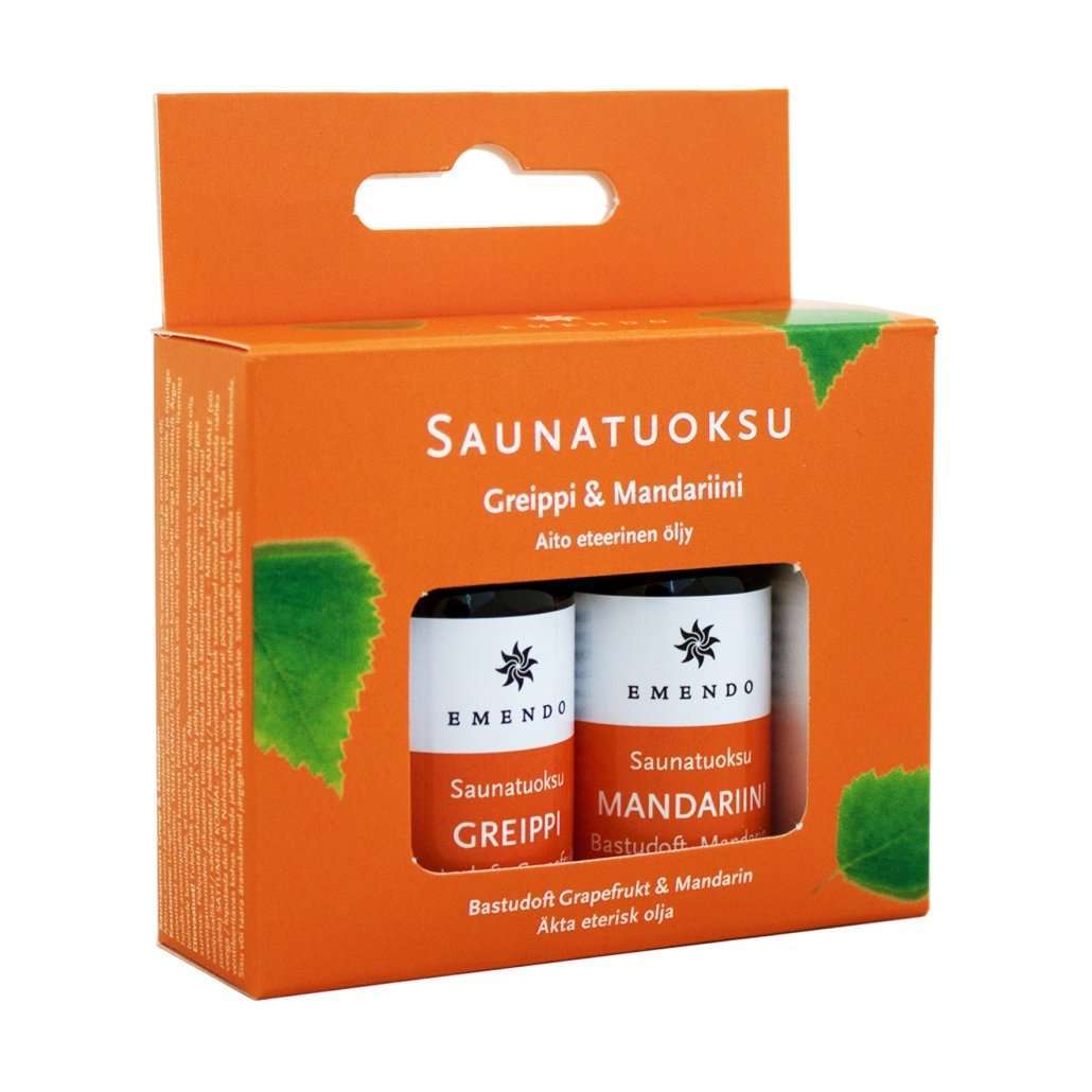 Emendo Saunatuoksu 2-pack Greippi & Mandariini-Emendo-Hyvinvoinnin Tavaratalo