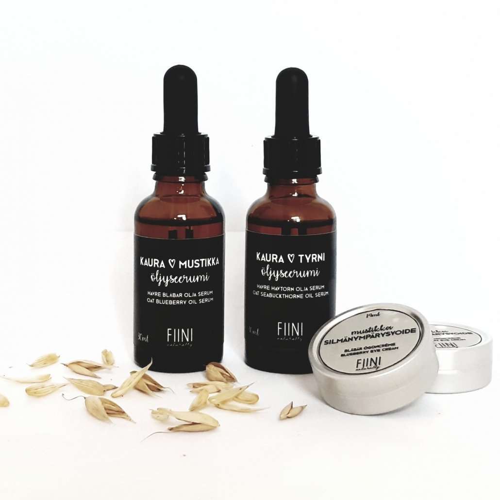 Fiini Naturally Kaura-Mustikka-Öljyseerumi-Fiini Naturally-Hyvinvoinnin Tavaratalo