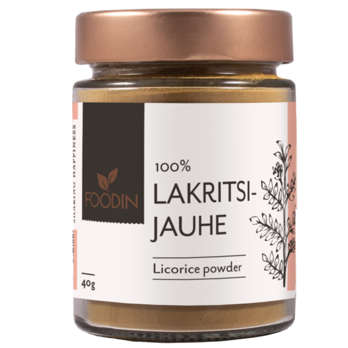 Foodin Lakritsijauhe-Foodin-Hyvinvoinnin Tavaratalo