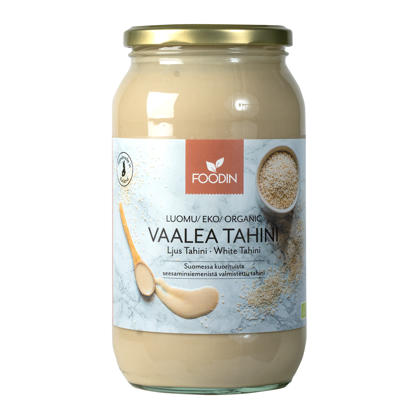 Foodin Luomu Tahini Vaalea-Foodin-Hyvinvoinnin Tavaratalo