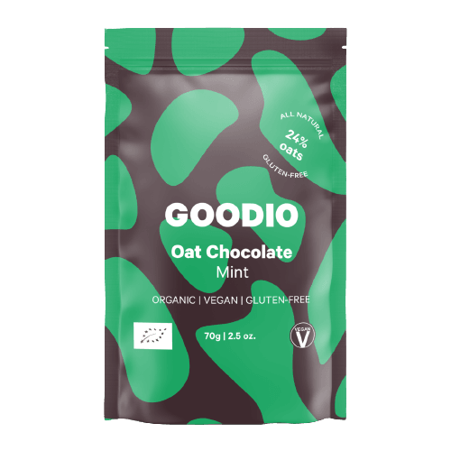 Goodio Luomu Kaurasuklaa Minttu-Goodio-Hyvinvoinnin Tavaratalo