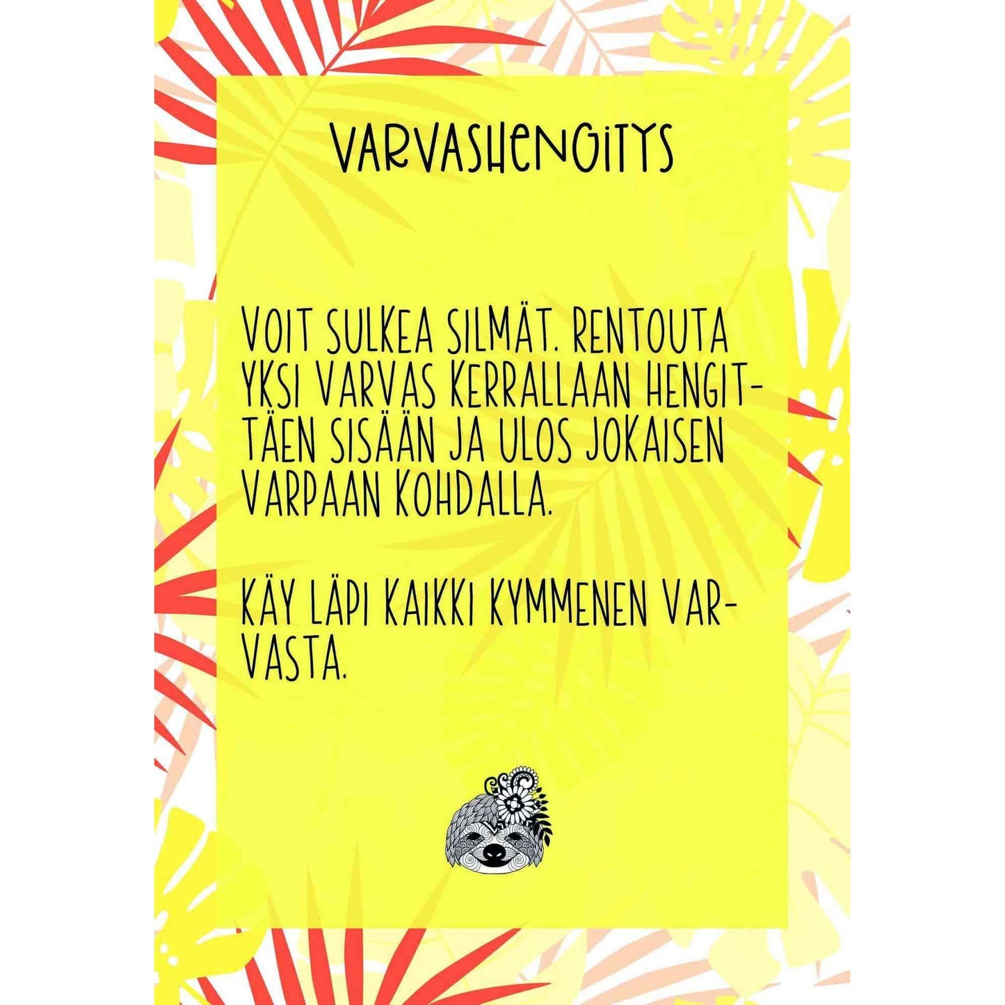 Hidasta Elämää Rauhoittumiskortit-Hidasta Elämää-Hyvinvoinnin Tavaratalo