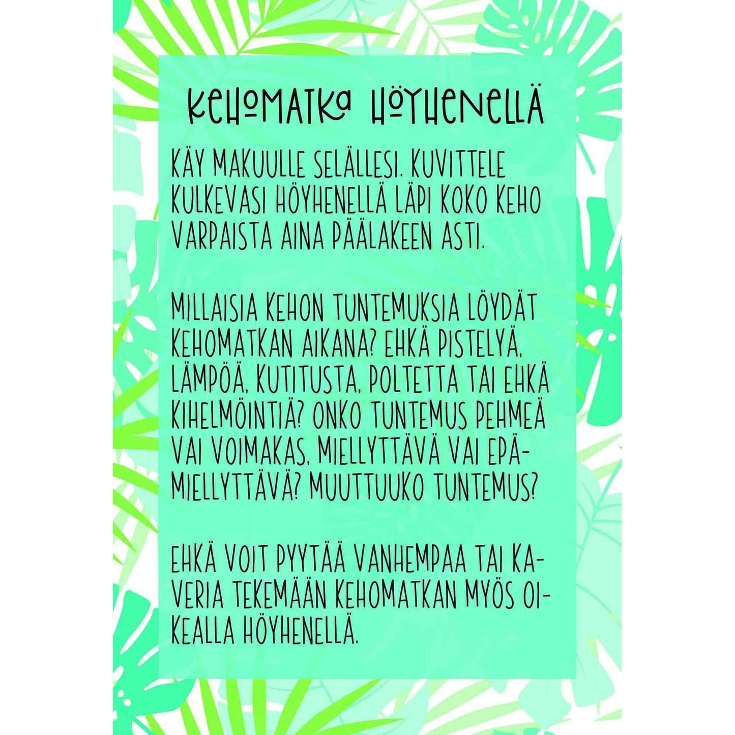 Hidasta Elämää Rauhoittumiskortit-Hidasta Elämää-Hyvinvoinnin Tavaratalo