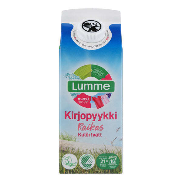 Lumme Kirjopyykki Pyykinpesuneste Raikas-Lumme-Hyvinvoinnin Tavaratalo