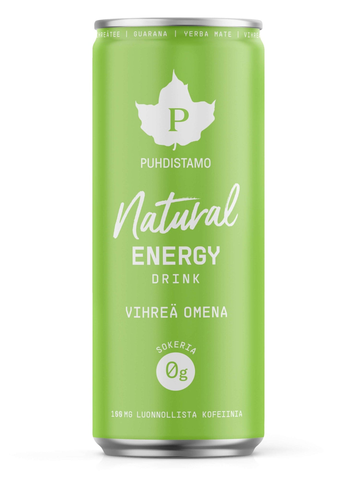 Puhdistamo Natural Energy Drink Green Apple-Puhdistamo-Hyvinvoinnin Tavaratalo