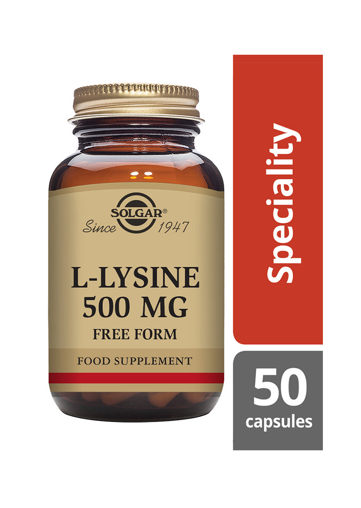 Solgar L-Lysiini 500 mg-Solgar-Hyvinvoinnin Tavaratalo