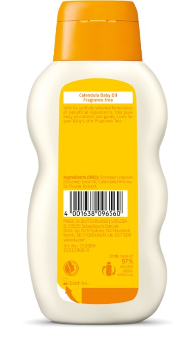 Weleda Calendula Baby Oil-Weleda-Hyvinvoinnin Tavaratalo