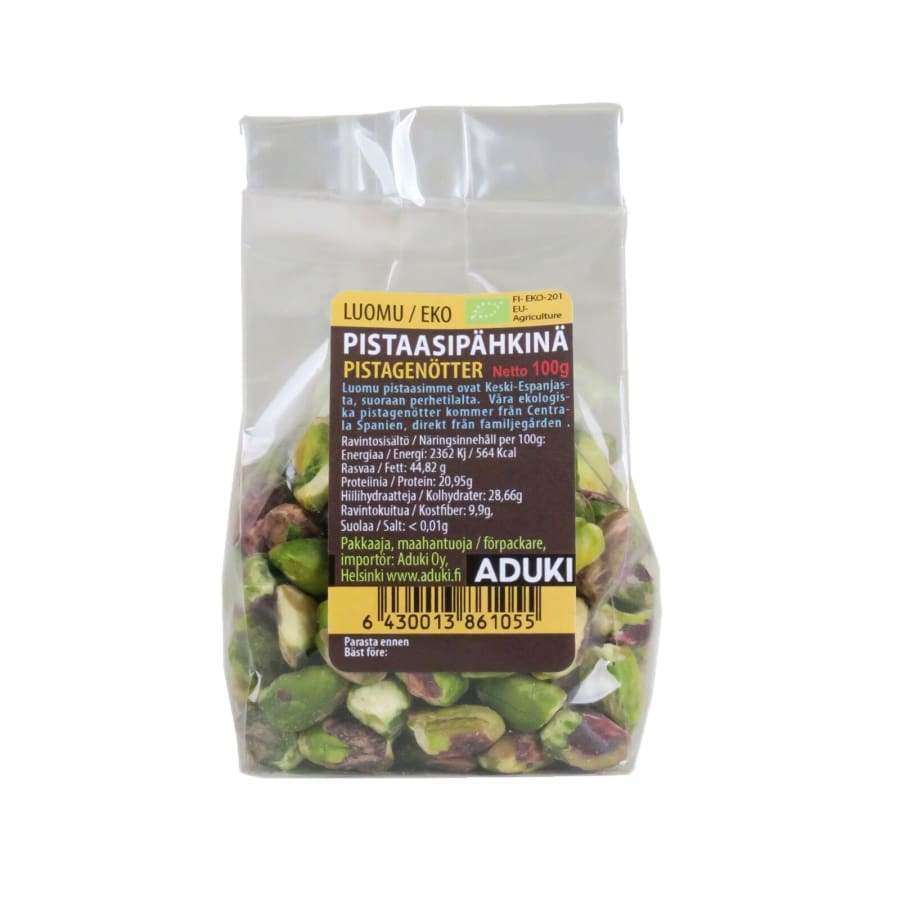 Aduki Luomu Pistaasipähkinä-Aduki-Hyvinvoinnin Tavaratalo