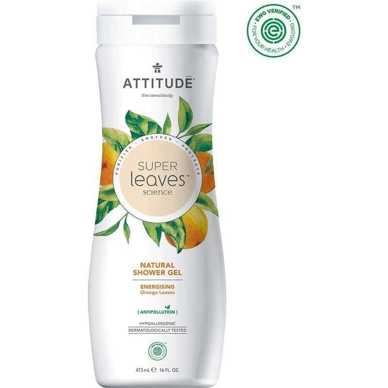 Attitude Super Leaves Suihkugeeli Energizing-Attitude-Hyvinvoinnin Tavaratalo