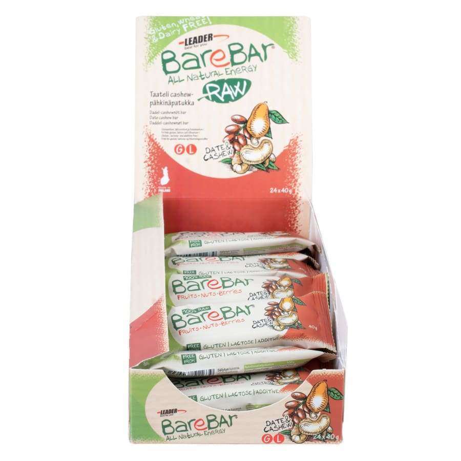 BareBar Taateli-Cashewpatukka 24-pack-BareBar-Hyvinvoinnin Tavaratalo