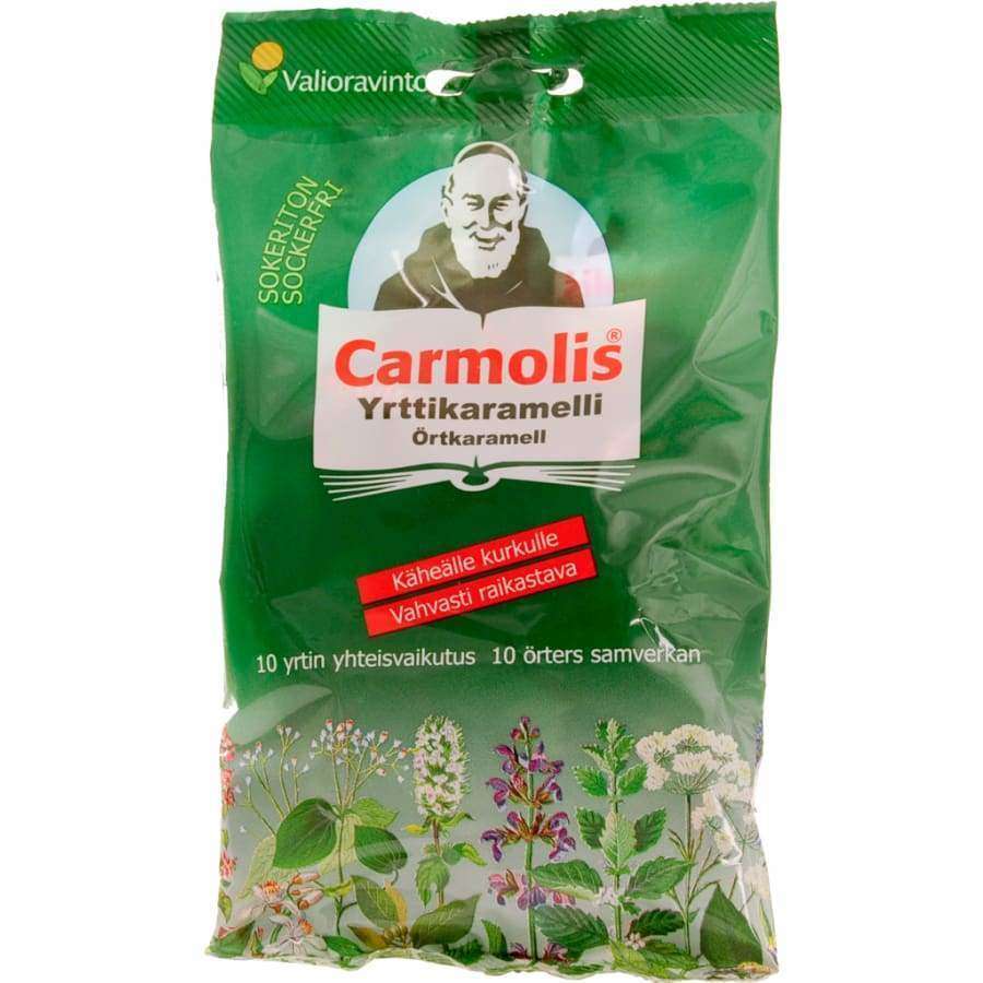 Carmolis Yrttikaramelli Sokeriton-Carmolis-Hyvinvoinnin Tavaratalo