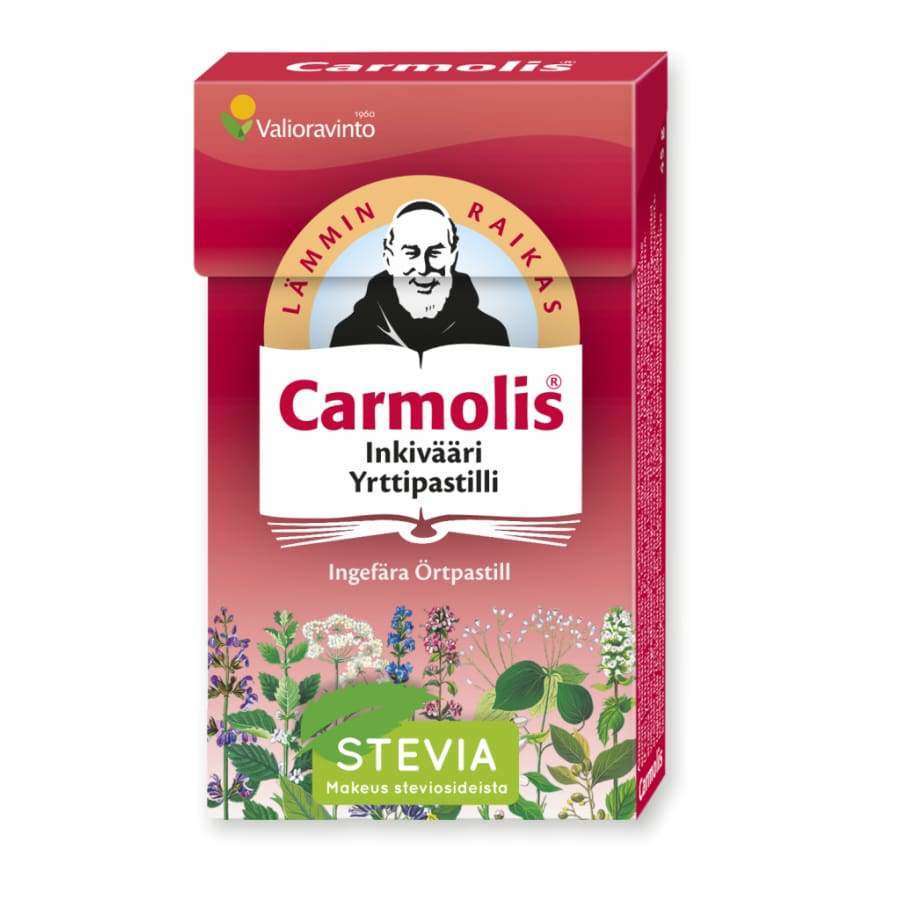 Carmolis Yrttipastilli Inkivääri-Carmolis-Hyvinvoinnin Tavaratalo